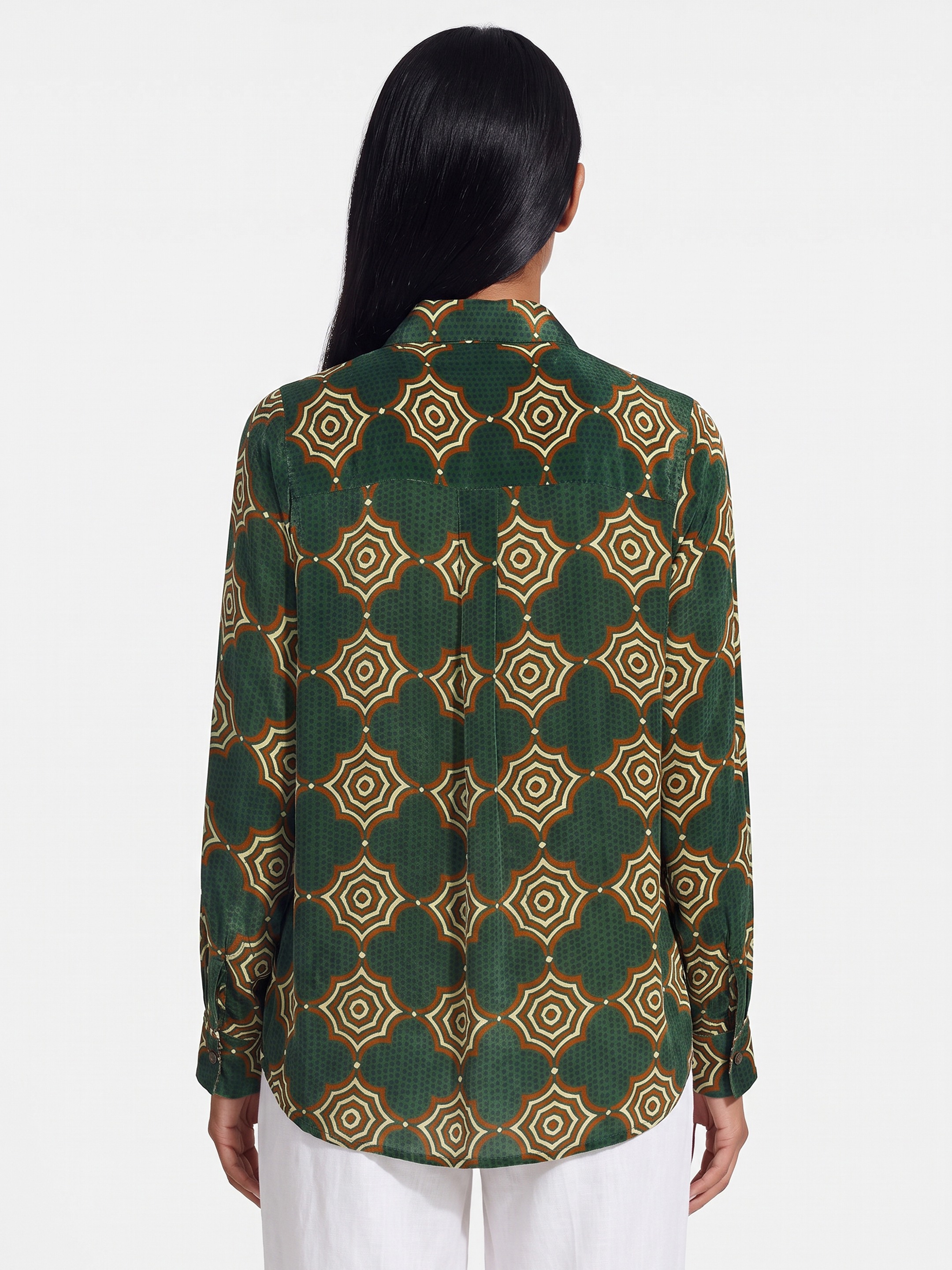 Green Buttoned Shirt