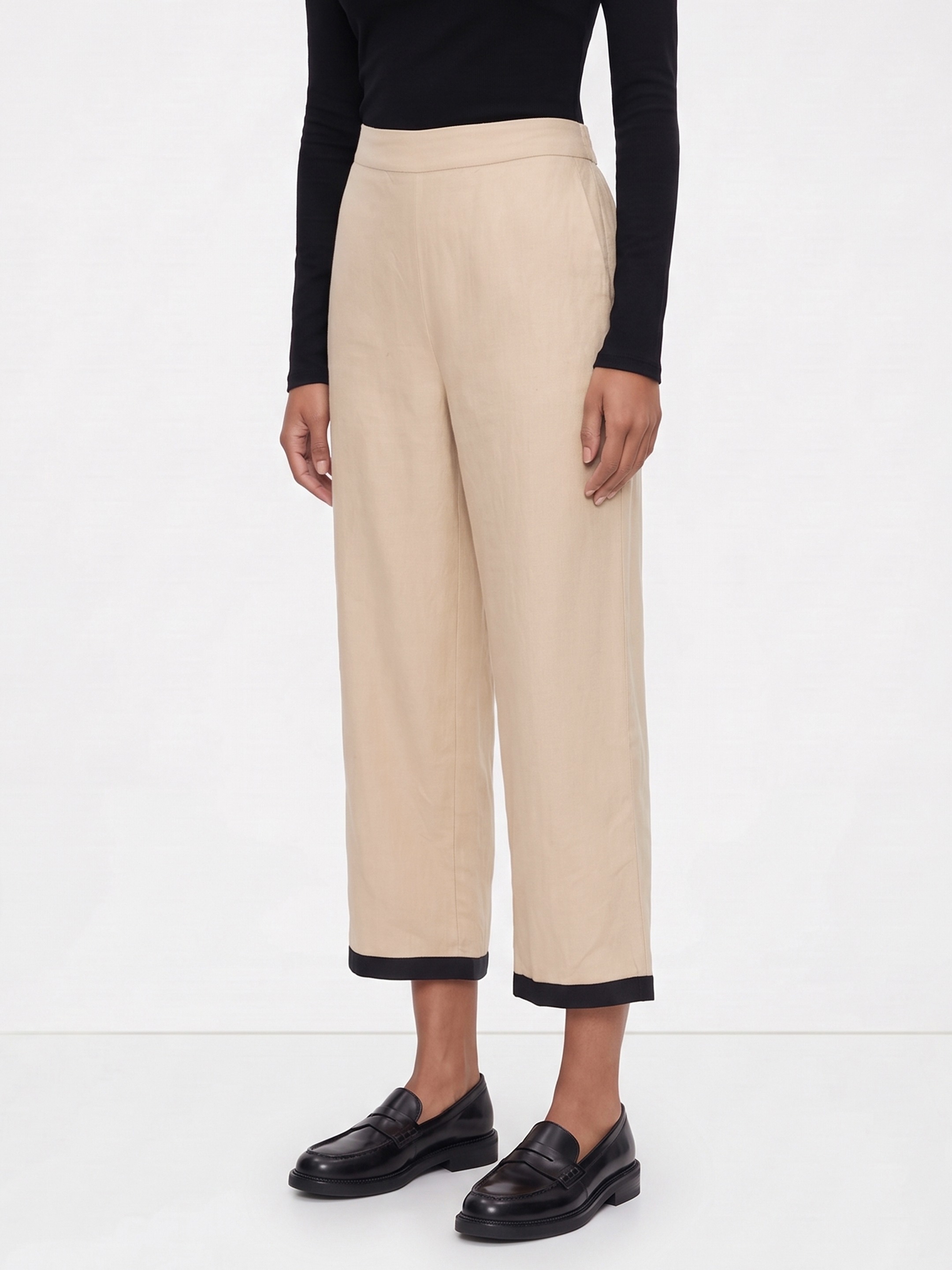 Beige LinenTrouser