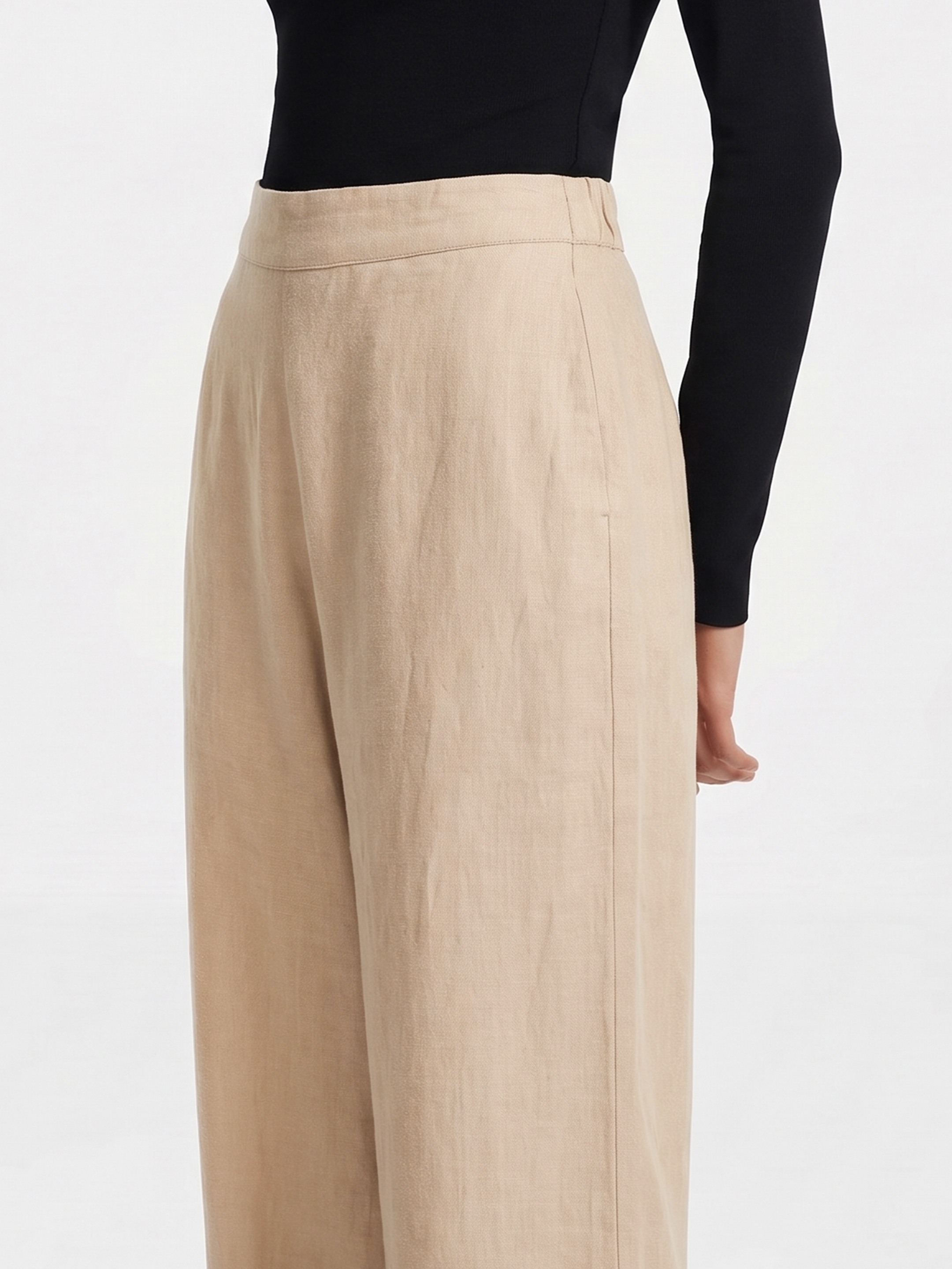 Beige LinenTrouser