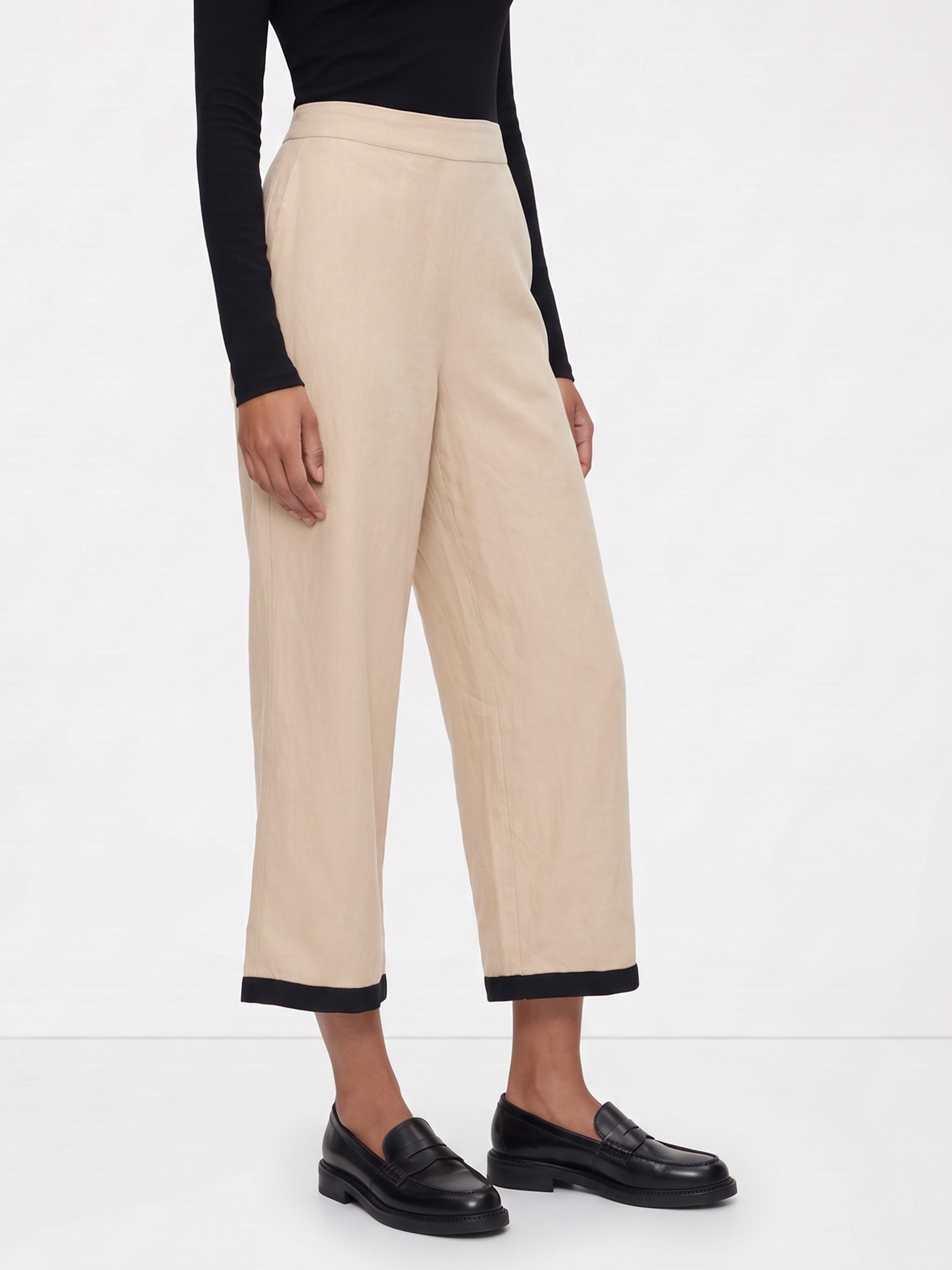 Beige LinenTrouser