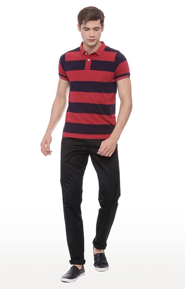 Basics | Red Striped Polos 0