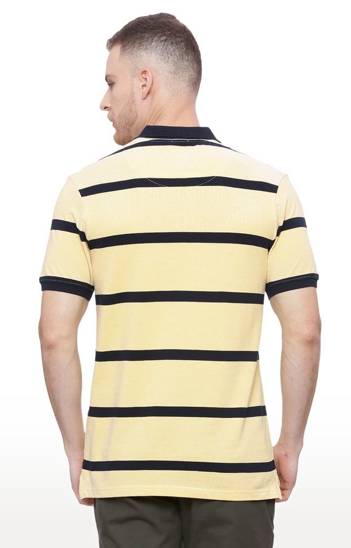 Basics | Yellow Striped Polos 2