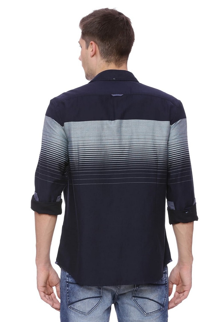 Basics | Blue Striped Casual Shirts 2