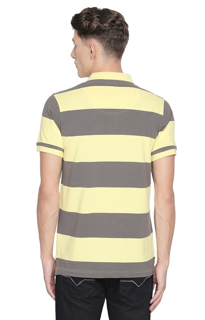 Basics | Yellow Striped Polos 3