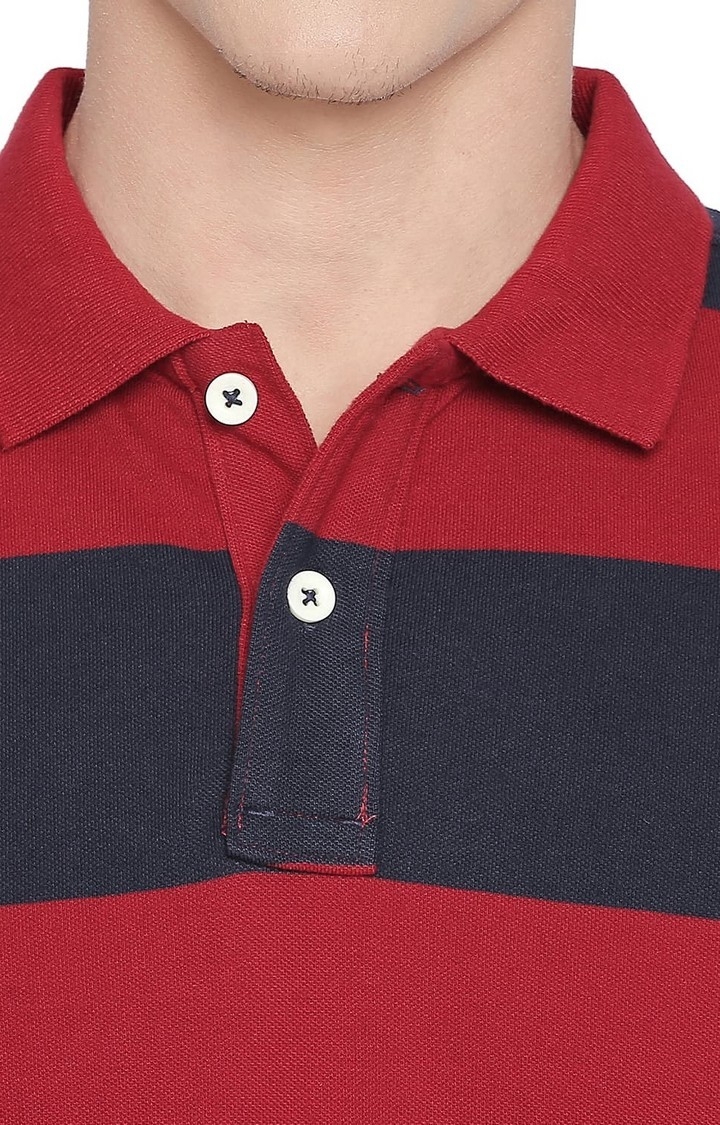 Basics | Red Striped Polos 1