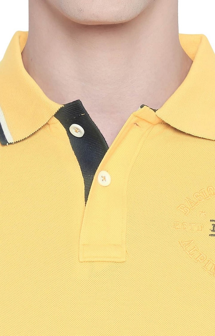 Basics | Yellow Solid Polos 4