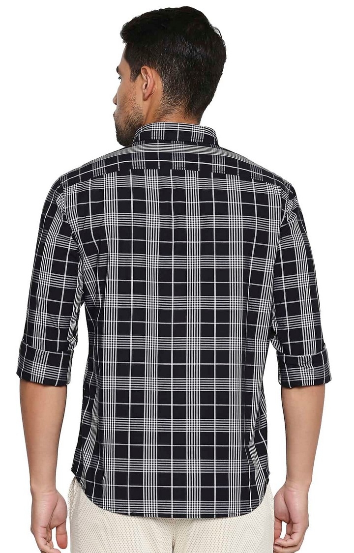 Basics | Black Checked Casual Shirts 3