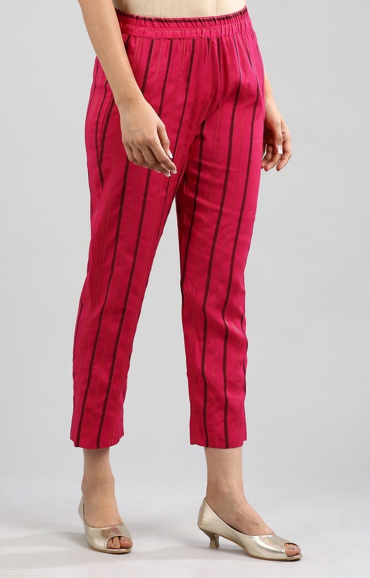 SOFT STRIPED PANTS