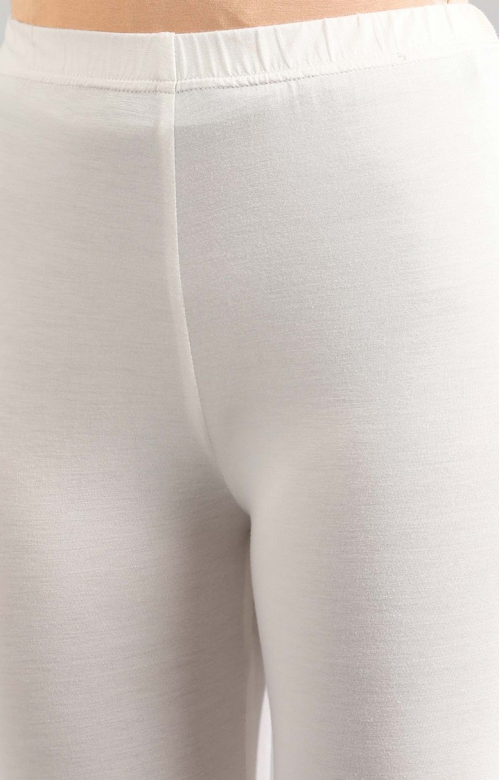 Aurelia Bottoms : Buy Aurelia Off- White Solid Tights Online
