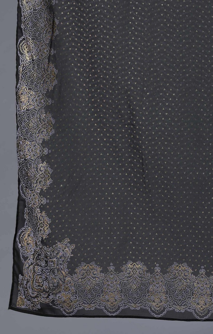 Black Georgette Dupattas