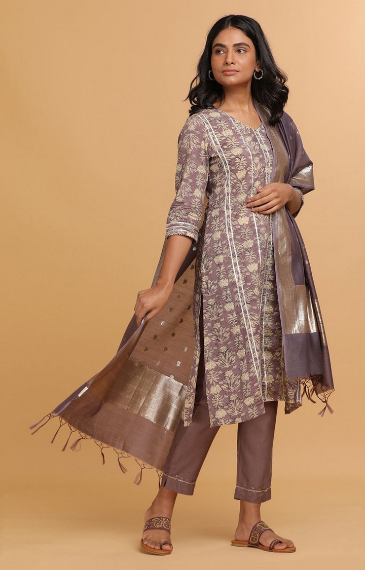 Women's Purple Dupattas