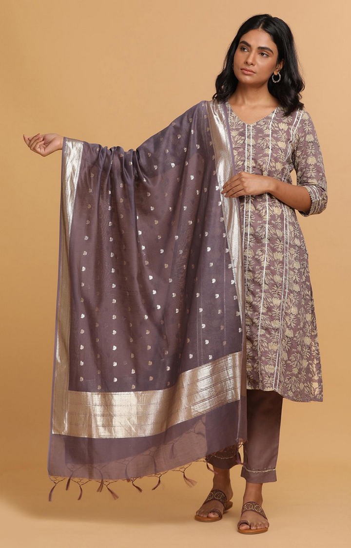 Women's Purple Dupattas
