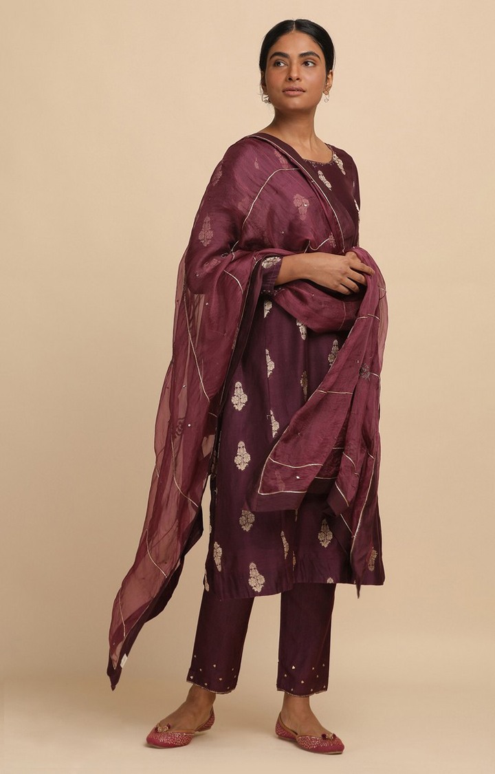 Women's Purple Dupattas