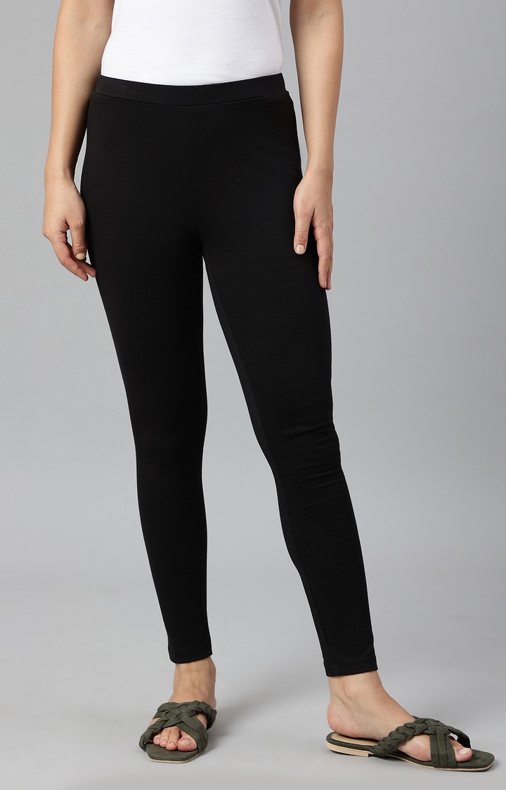 Navy Blue Lycra Mix Winter Leggings with Tummy Tucker, Size: Upto 38 at Rs  150 in Ludhiana