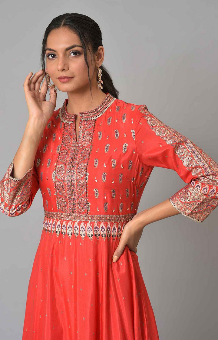 W mughal gown top