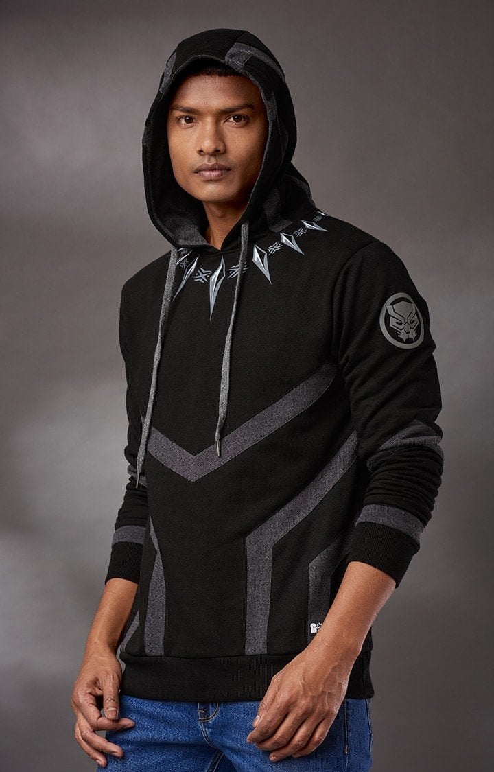 Men s Black Panther The Suit Hoodie