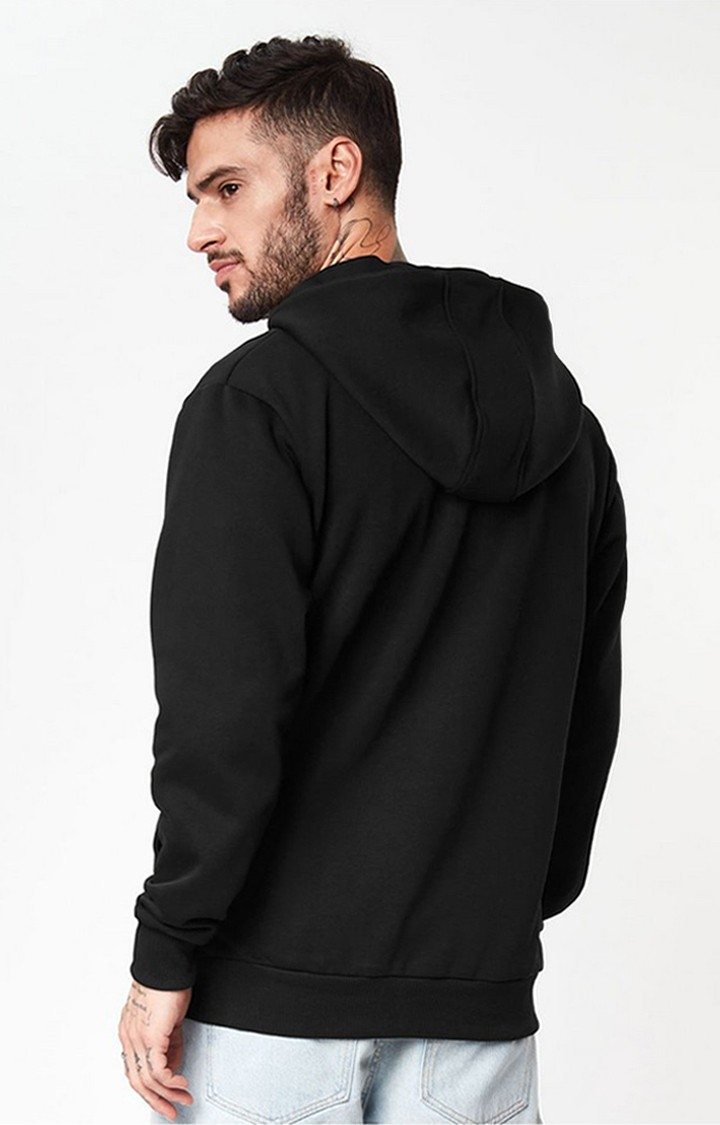 Men's The Assassin Black Solid Hoodies