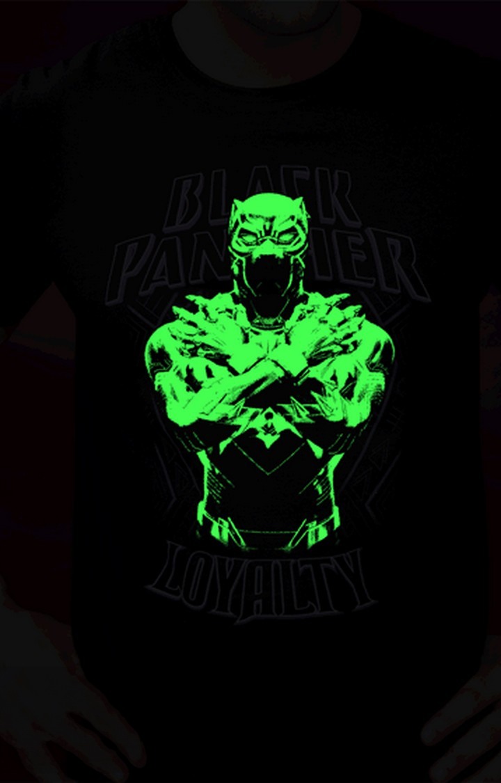Men's Black Panther: Loyalty (Glow In The Dark) T-Shirt
