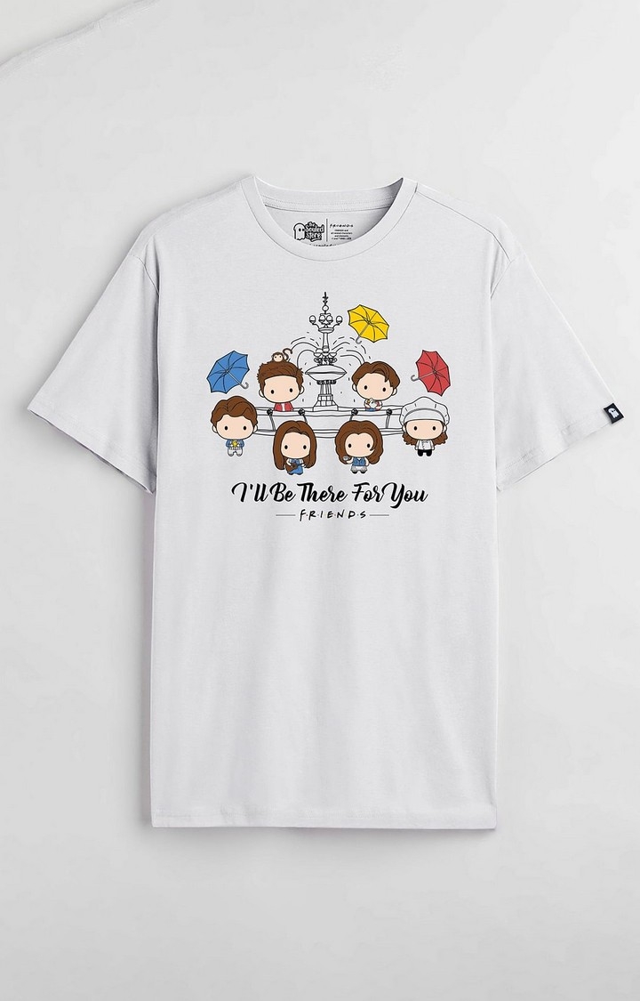 Men's F.R.I.E.N.D.S: I'll Be There For You White Printed Regular T-Shirt