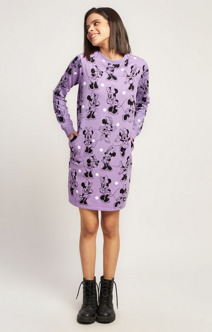 Women's Disney: All About Minnie Sweatshirt Dresses