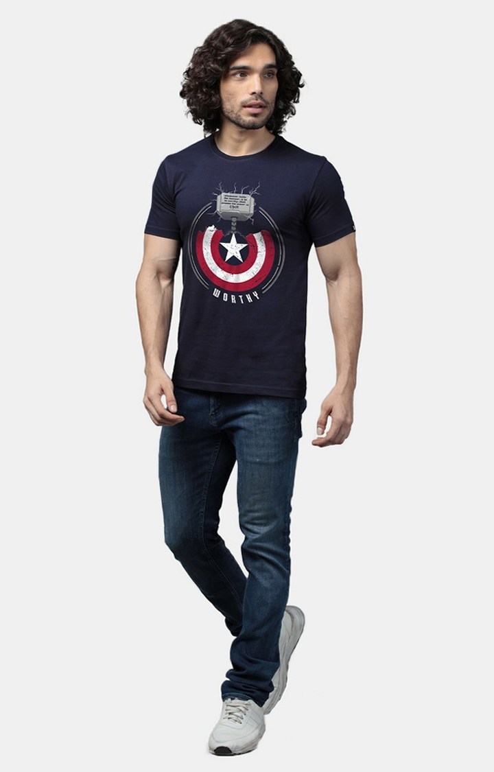 Men's Official Captain America Mjolnir T-Shirts