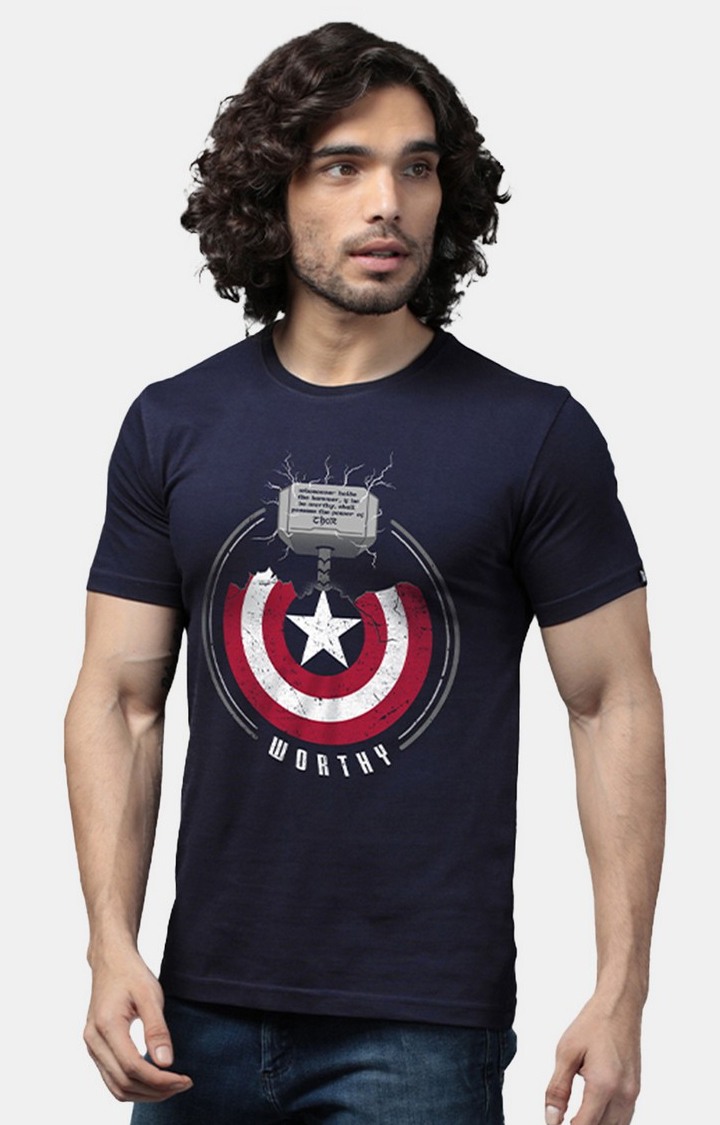 Men's Official Captain America Mjolnir T-Shirts