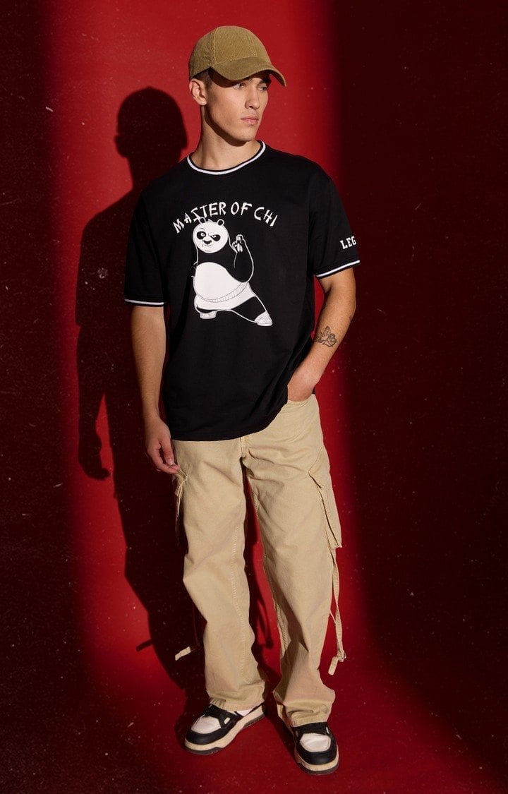 Men's Kung Fu Panda: Master Of Chi Oversized T-Shirt