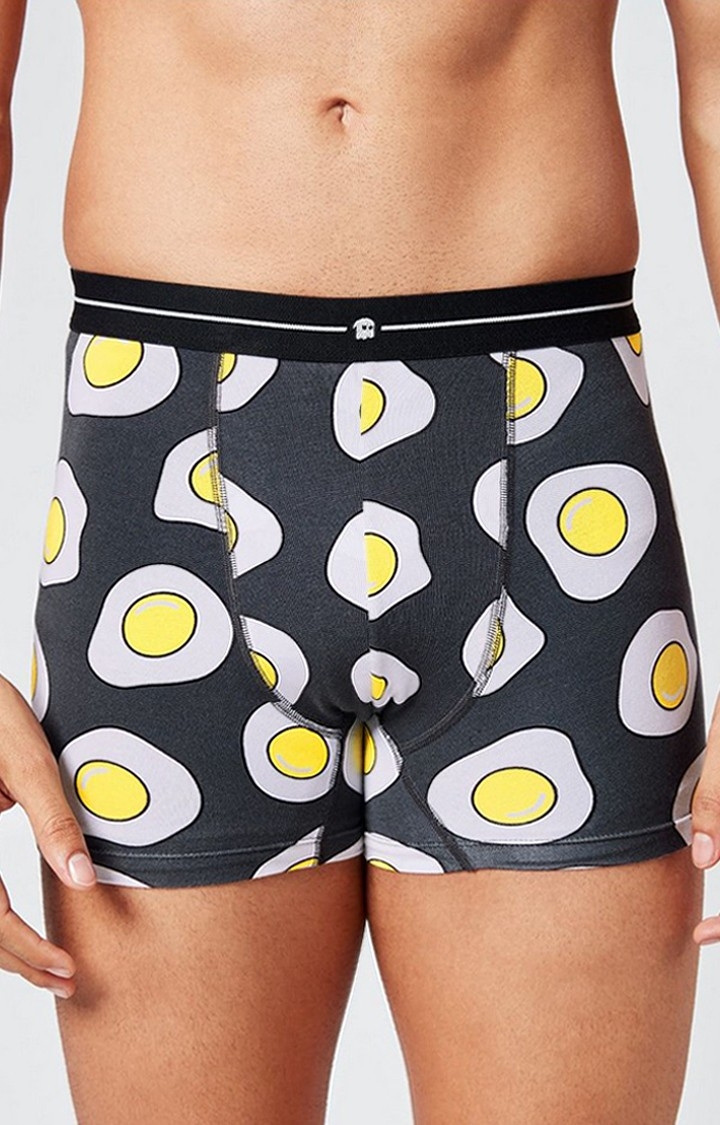 Men's Grey Eggcellent Trunks Underwear