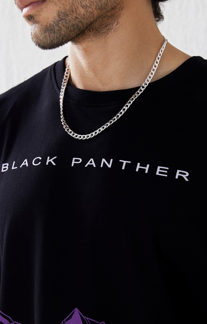 Men's Black Panther: Panther Power Oversized T-Shirt