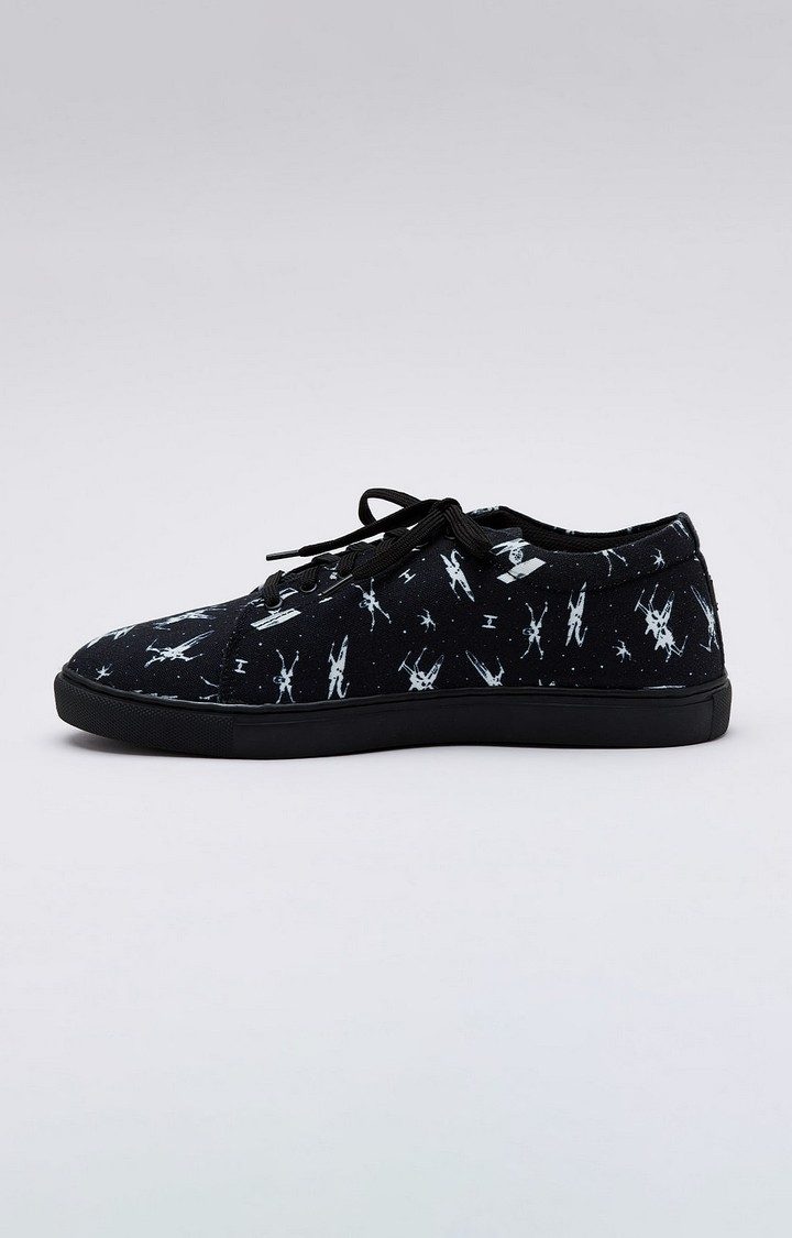 Men's Star Wars: Starcruisers Black Casual Lace-ups