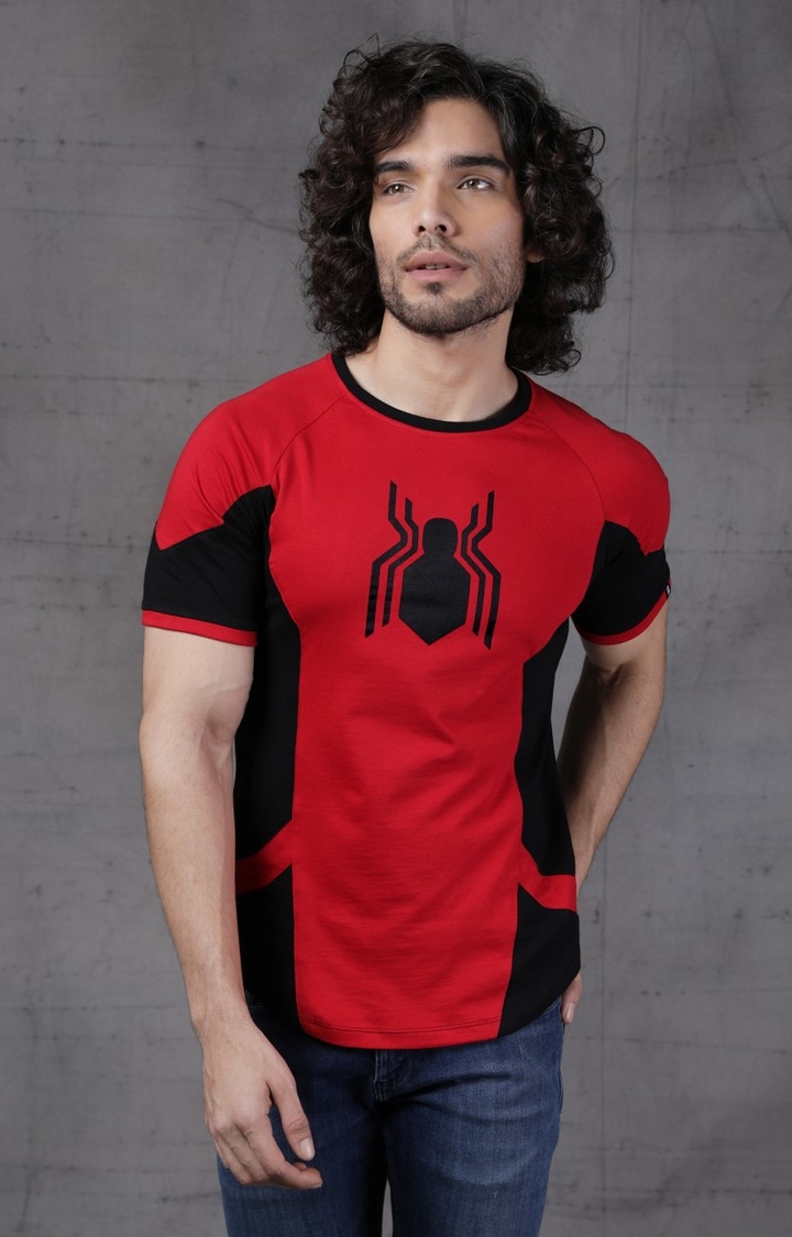 Men's Spider-Man: The Suit Drop Cut T-Shirt