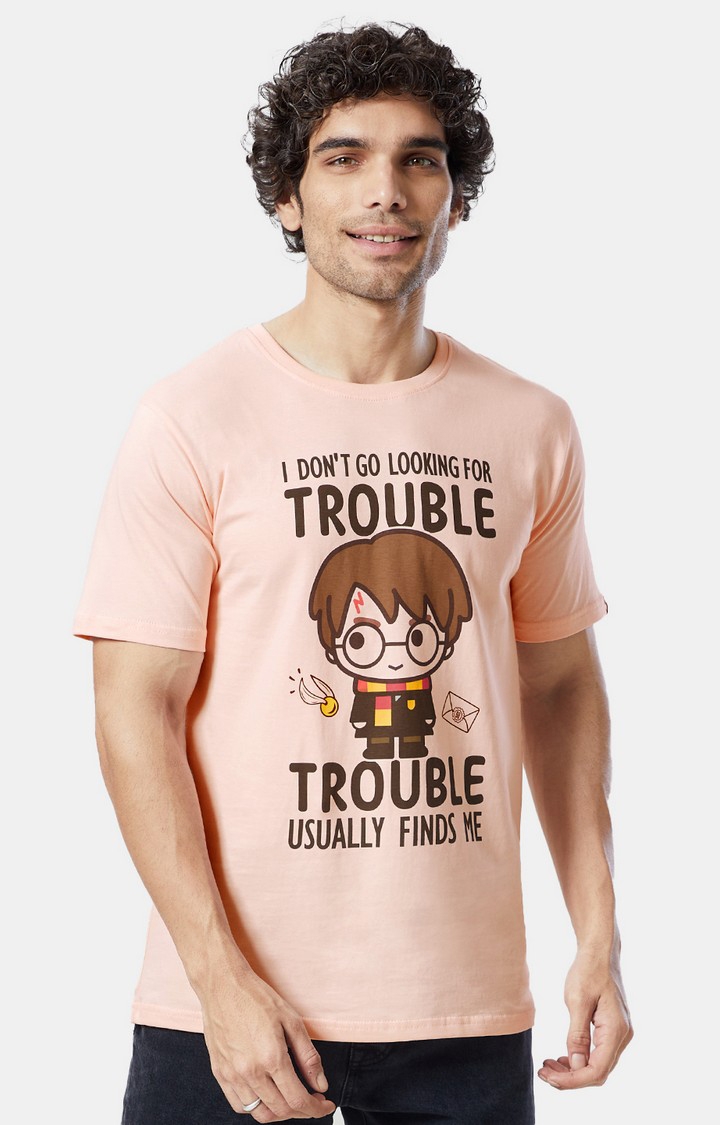 The Souled Store | Men's Official Harry Potter Trouble Maker T-Shirts