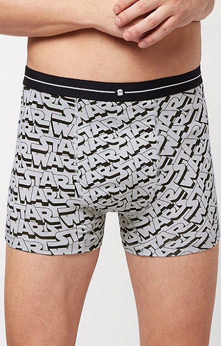 Men's Grey Official Star Wars: Typography Briefs Underwear