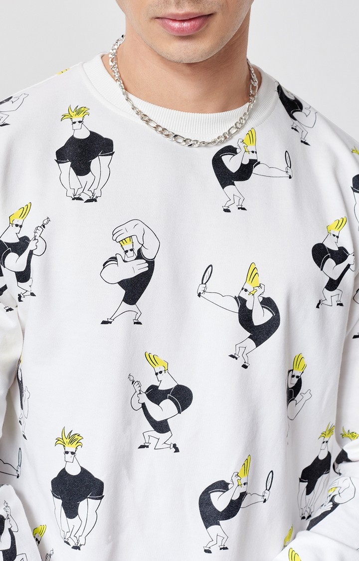 Men's Johnny Bravo: Macho Expressions Sweatshirts