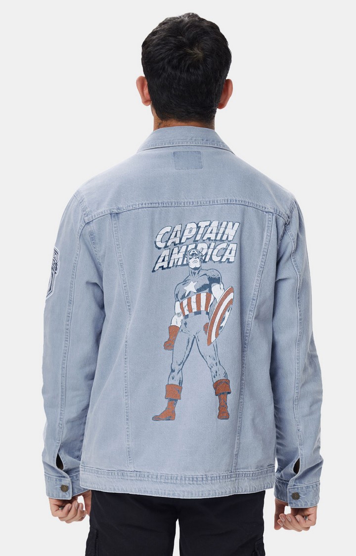 Men's Official Captain America OG Denim Jackets