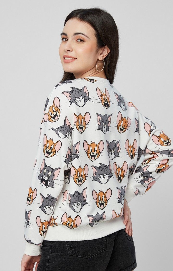 Women's Tom & Jerry: Expressions Women's Oversized Sweatshirts