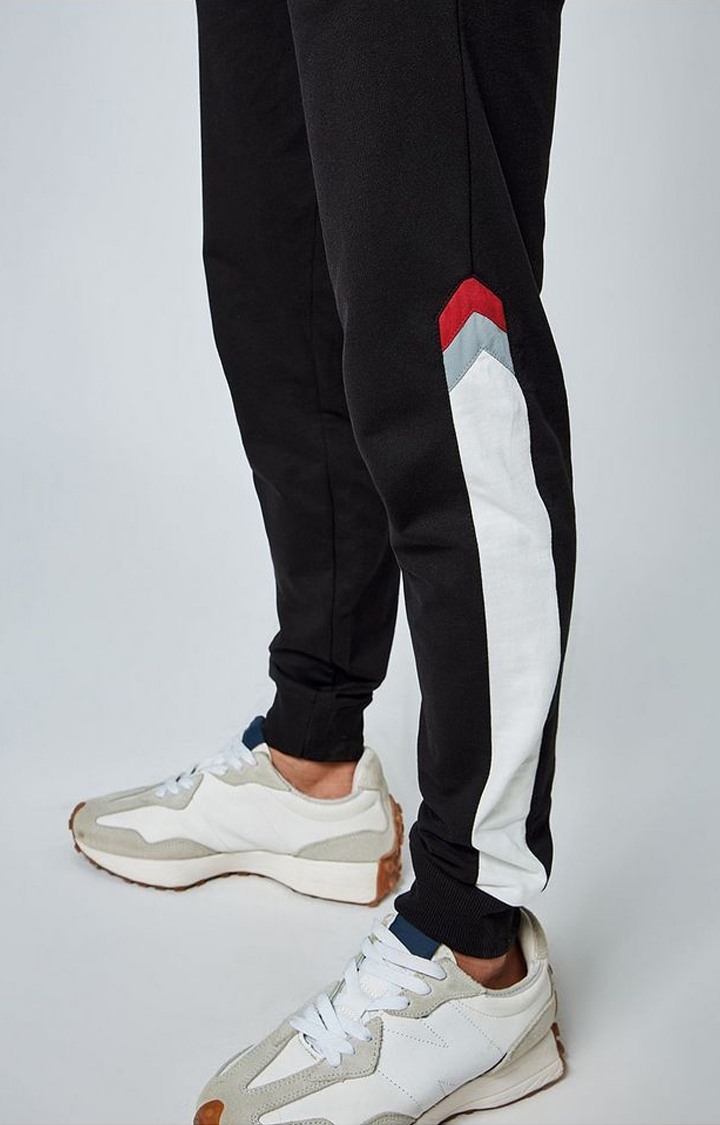 Men's Arsenal FC Authentic Gunner Pride Black Cotton Solid Activewear Joggers