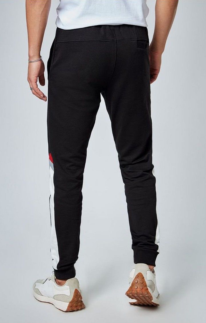 Men's Arsenal FC Authentic Gunner Pride Black Cotton Solid Activewear Joggers