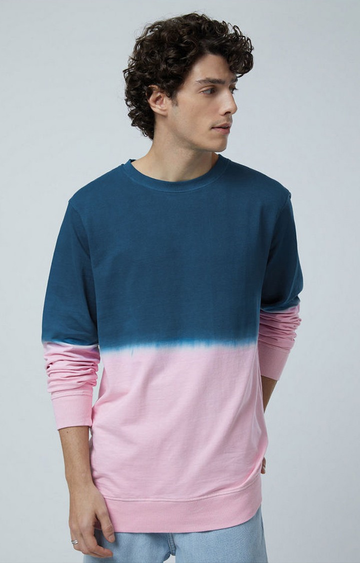Pink and blue sweatshirt store
