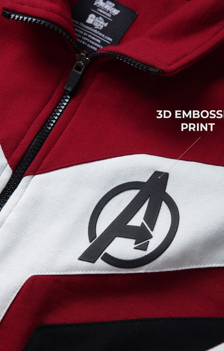 Men's Avengers Endgame: Quantum Realm Multicolour Colourblock Western Jacket