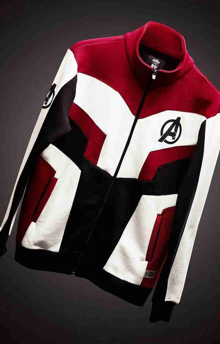 Men's Avengers Endgame: Quantum Realm Multicolour Colourblock Western Jacket