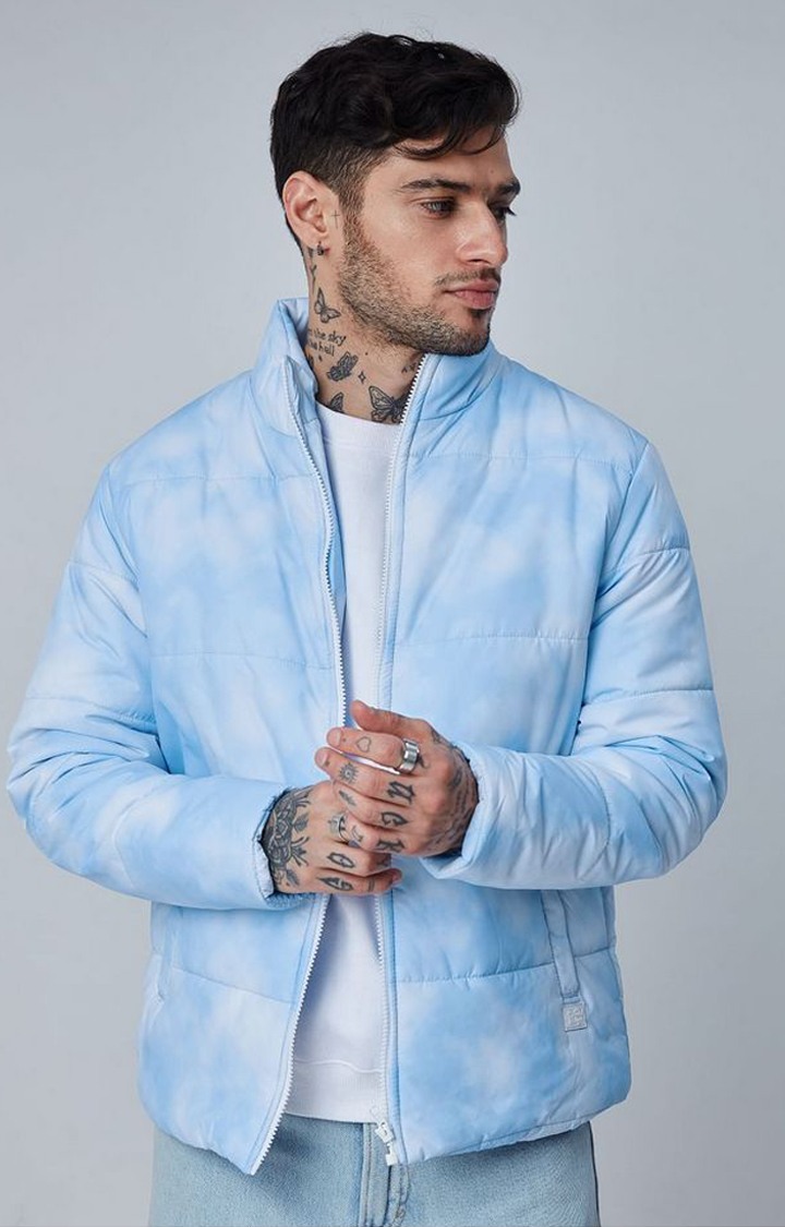 Men's TSS Originals Blue Solid Bomber Jacket