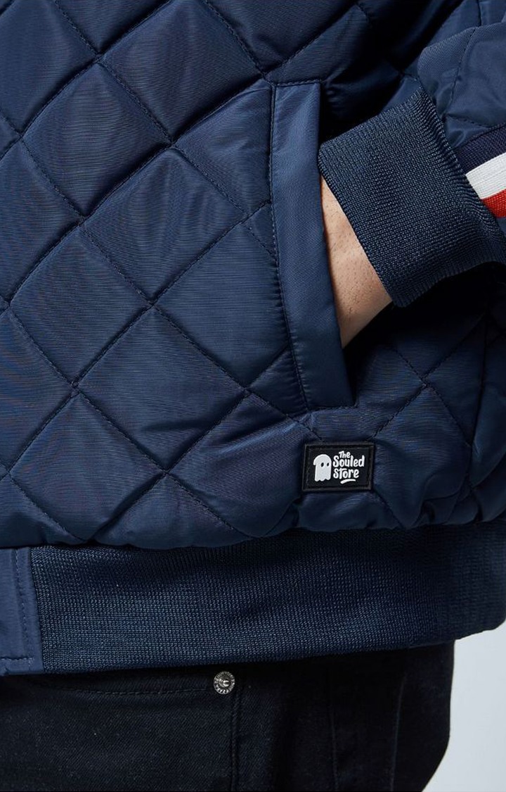 No fear quilted bomber jacket mens cheap