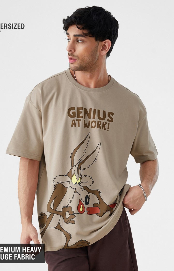 Men's Looney Tunes: Magic Mushroom Oversized T-Shirt
