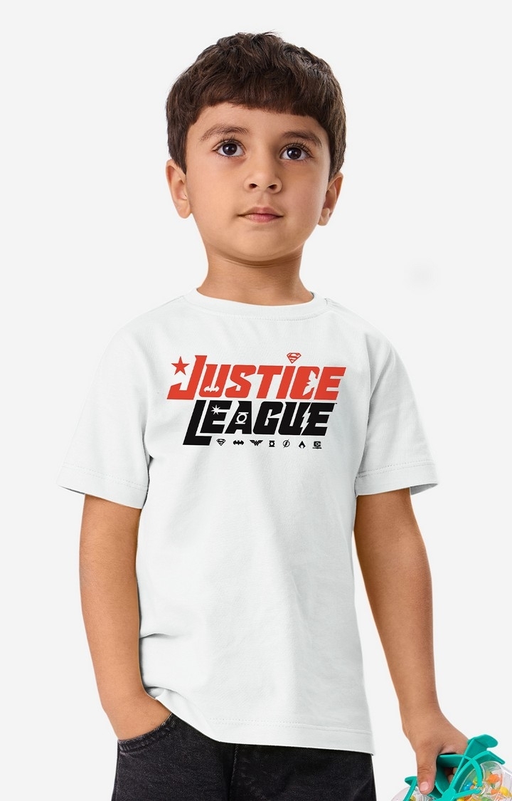 The Souled Store | Boys Justice League: Superheroes Boys Cotton T-Shirt