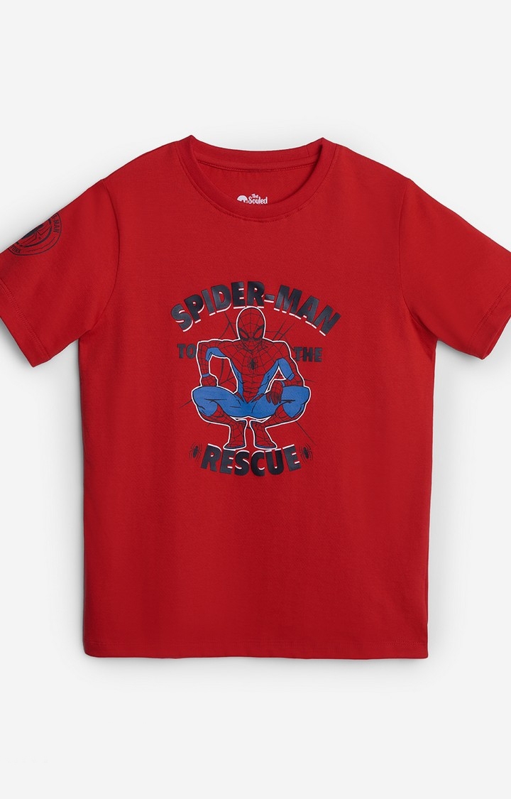 The Souled Store | Boys Spider-Man: To The Rescue Boys Cotton T-Shirt