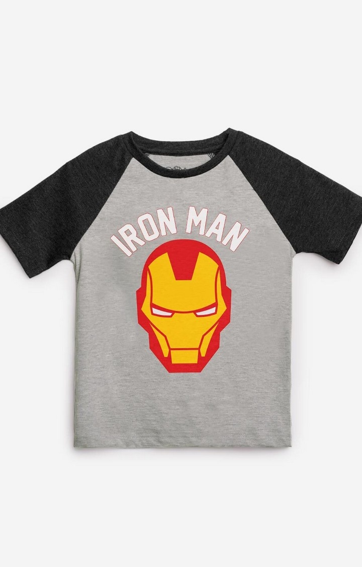 Boys Iron Man: Mask Armour Boys Cotton T-Shirt