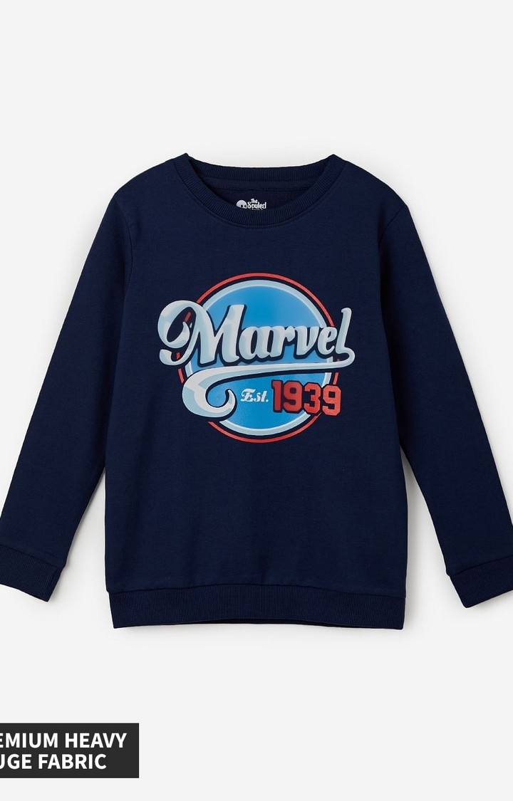 Boys Marvel: Logo Regular Sweatshirt Boys Sweatshirts