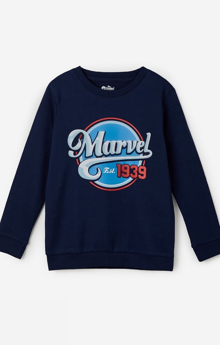 Boys Marvel: Logo Regular Sweatshirt Boys Sweatshirts