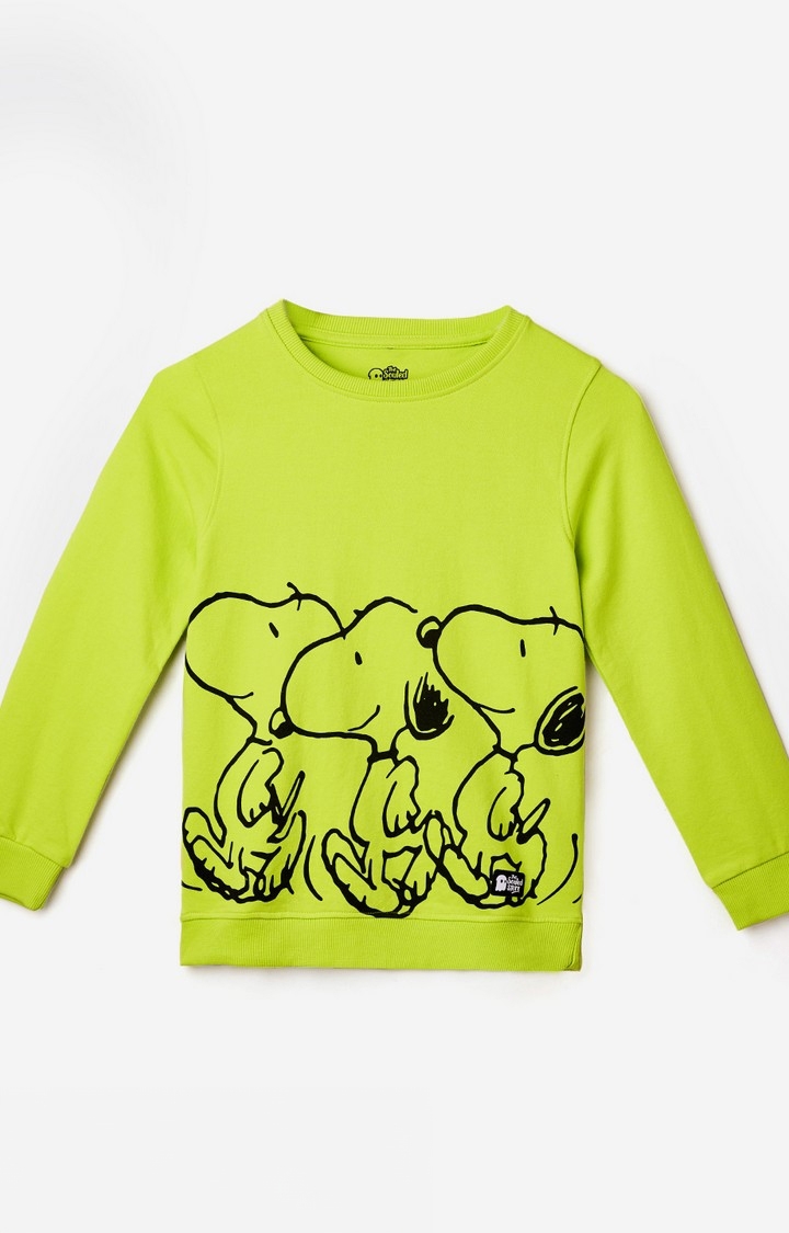 The Souled Store | Girls Peanuts: Snoopy Girls Cotton Sweatshirts